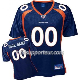 Maillot Femme Denver Broncos Personnalisé Bleu 